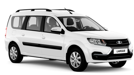 Белая LADA Largus Универсал