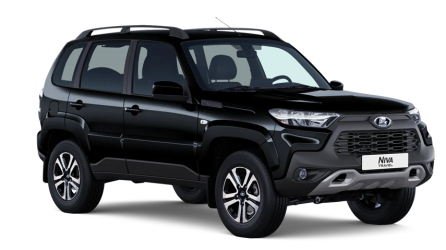Черная LADA Niva Travel