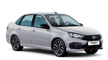 Серебристая LADA Granta Sport [Спорт]
