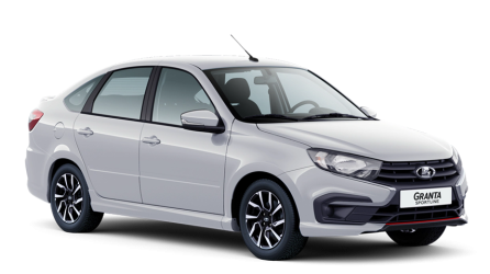 Белая LADA Granta Sportline Лифтбек