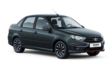 Серебристо-темная LADA Granta Sportline