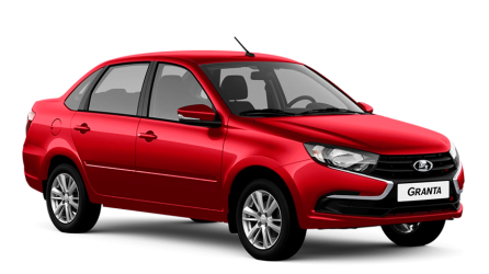 Красная Lada Granta Седан